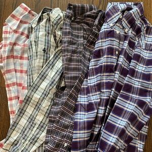 Lot of 4 Brooks Brothers L Milano fit Sport Shirts